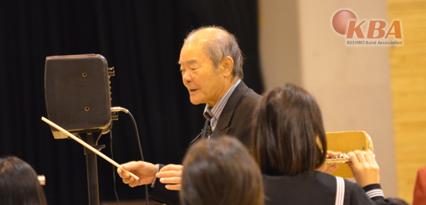 「吹奏楽の神様」と呼ばれている屋比久勲さん